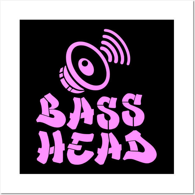 Bass Head - Pink Wall Art by Dmitri